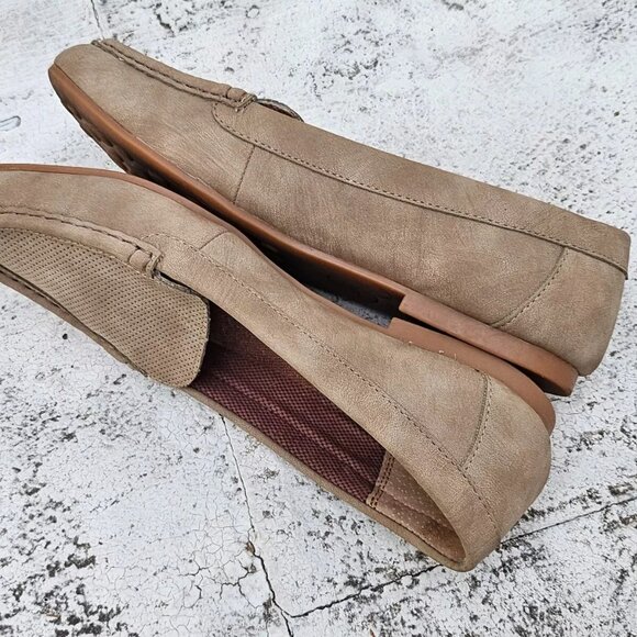 B.O.C Women Loafer Shoes Taupe Vegan Faux Leather Upper Slip On Shoes Size 10M - Picture 8 of 10